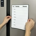 thumbnail image 5 of Fridge Calendar Sheet Magnetic Sticker Message Board Menu Dry Erase Monthly Planner For Refrigerator Whiteboard 2024 New, 5 of 8