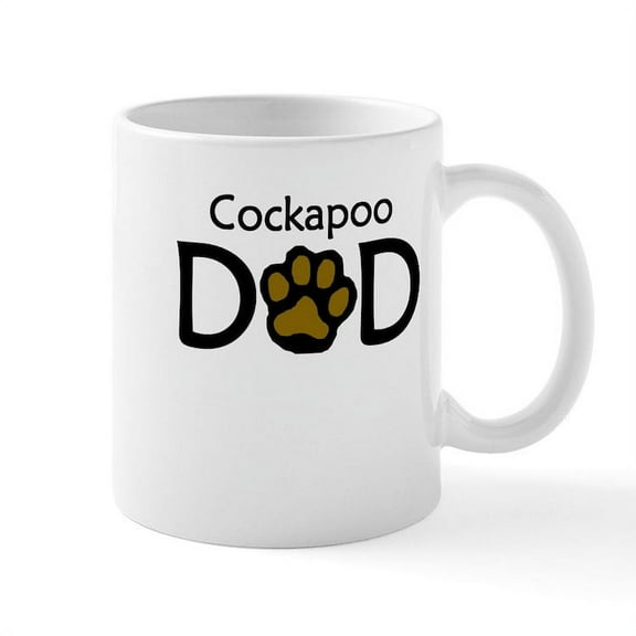 CafePress - Cockapoo Dad Mugs - 11 oz Ceramic Mug - Novelty Coffee Tea Cup