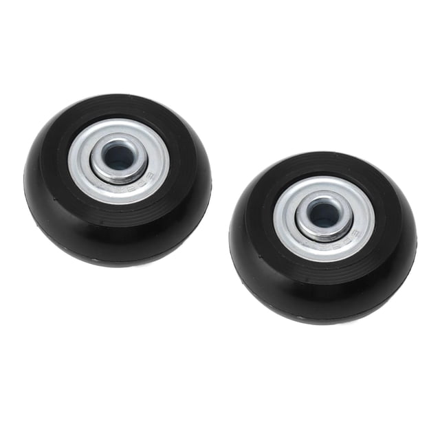 HUGFEGWE Ensemble de Roues de Roulettes de Valise de Remplacement Roulements Pivotants en Caoutchouc Kit de Réparation pour Voyage Silencieux Matériau PU Caoutchouc, pour Valise à Roulettes (45mm X 18mm) CJB91-50302