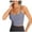 Gray, variant on aidice Workout Tops for Women Camis Built in Bra Scoop Neck Breathable Stretch Skinny Athletic Cropped Tops