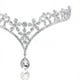 thumbnail image 4 of Boda nupcial mujer cristal flor decoración corona diadema tocado, 4 of 5