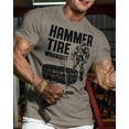thumbnail image 2 of Gymish Hammer Tire Workout T-Shirt for Men, Funny Gym Shirts, Lifting Tee, Deadlift T-Shirt, Men's Gym Shirt, Workout Tops, Powerlifting & Bodybuilding Tee, 2 of 5