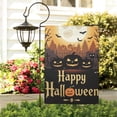 thumbnail image 3 of Halloween Ghost Garden Flag 12x18 Vertical Double Sided Spooky Pumpkin Fall Holiday Outside Decorations Burlap Yard Flag BW707, 3 of 5