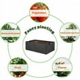 thumbnail image 5 of Lightweight Raised Garden Bed, Vegetable Grow Bags Reusable Breathable Planting Container with Strong Handles for Instant Decoration Indoors & Outdoors, Heavy Duty Square Plant, 5 of 5