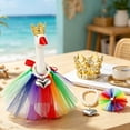 thumbnail image 2 of TACILIP Home Decor, 1PC DOLL CLOTHES OUTFIT SET PEARL NECKLACE SKIR FESTIVAL PARTY DECOR FOR SMALL FIGURINES, Womens Gifts, 2 of 7