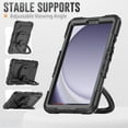 thumbnail image 5 of Case for Samsung Galaxy Tab A11 2025/Tab A9 2023 8.7 inch, 360 Rotating Stand Handle Pencil Holder Shoulder Strap Heavy Duty Shockproof Cover, Black, 5 of 7