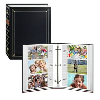 Pioneer 100 Magnetic Page 3-Ring Photo Album, Navy Blue
