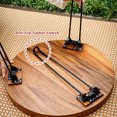 thumbnail image 4 of Conjunto de 4 patas plegables de 32/42 cm con tornillos para mesas de camping proyectos de bricolaje en el hogar, 4 of 9