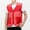 Red, variant on Afuyipoi Men's Vest Solid Color Zipper Pockets Outdoor Wear Breathable Vest Black Size 4XL