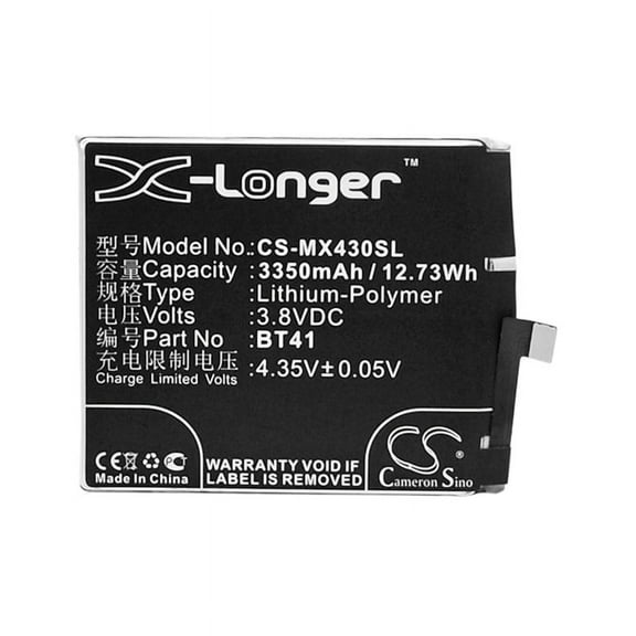 3350mAh BT41 N0004720 US525972H4 Battery for Meizu MX4 Pro M462U MX4SWDS0