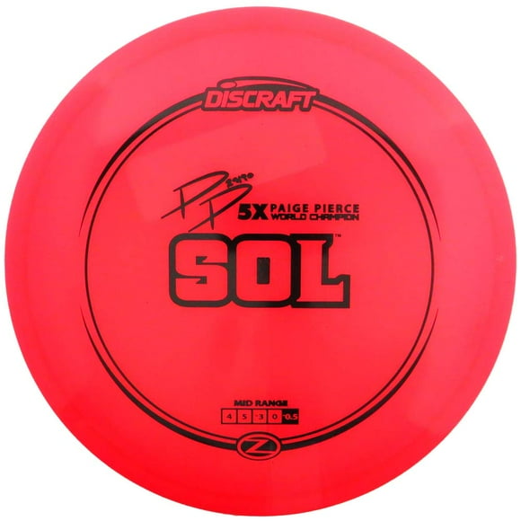 Discraft Paige Pierce Signature Elite Z Sol Midrange Golf Disc [Colors May Vary] - 173-174g