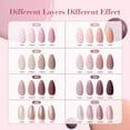thumbnail image 4 of Set de esmaltes de uñas AZUREBEAUTY, 8 colores, purpurina rosa nude, 10 ml, 4 of 7