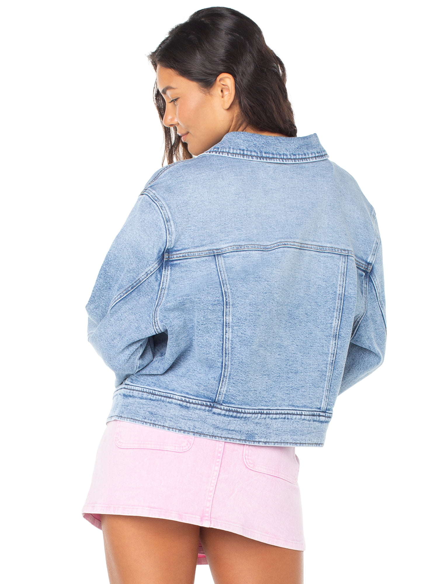Celebrity Pink Oversize Denim Jacket