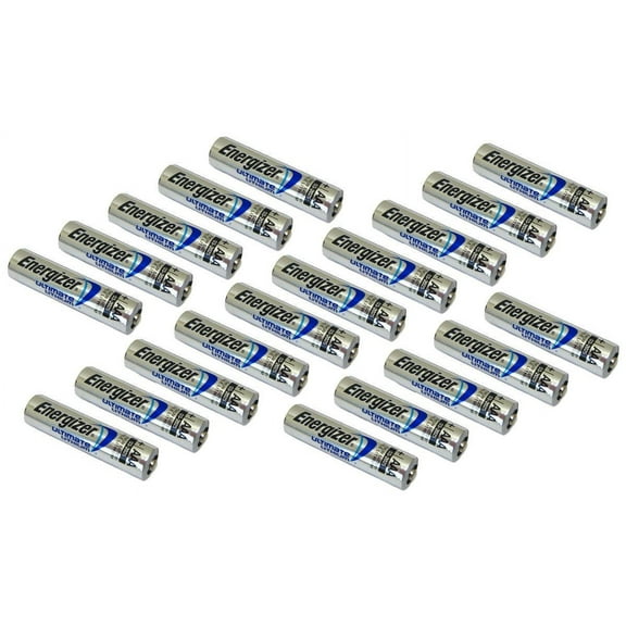 20 x Energizer AAA Ultimate Lithium Batteries in Retail Packaging
