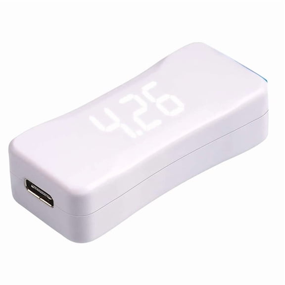 BT2.0 1S Battery Charger Voltage Tester Type-C Charger V2 4.35V/5V 1A/2A for 1S Lipo RC Battery,1S BT2.0 Port Charger,1 x BT2.0 1S Battery Charger,White