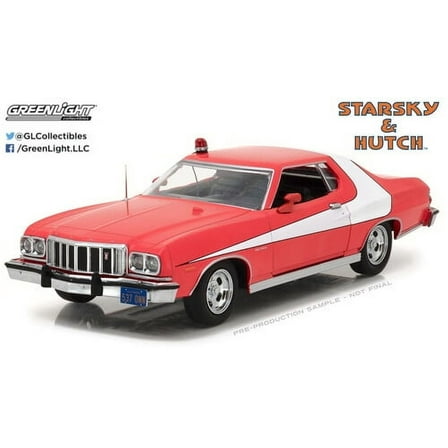 GreenLight Collectibles - 1:24 Starsky and Hutch (1975-79 TV Series) -1976 Ford Gran Torino, Greenlight Collectib, Gifts