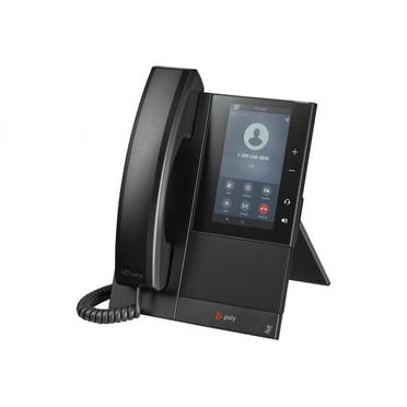 Poly CCX 505 IP Phone - Corded - Corded/Cordless - Wi-Fi, Bluetooth - Desktop, Wall Mountable - Black - 24 x Total Line - VoIP - 2 x Network (RJ-45) - PoE Ports