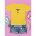 thumbnail image 3 of Butterfly Design T-Shirt Juniors -Image by Shutterstock,  Large, 3 of 4