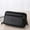 Black K, variant on WIZUTIZ Fanny Packs Women Card Case Purse for Men Zipper Pockets Medium Solid Bags Water Resistant Lightweight Bag 1 PC Black