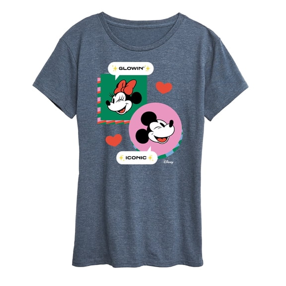 Disney - Glowin Iconic - Women's Short Sleeve Graphic T-Shirt