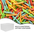 thumbnail image 3 of OULII Suggestion Collection Box 2Pcs Clear Donation Box PP Transparent Rectangular for DIY Enthusiasts at Offices, 3 of 8