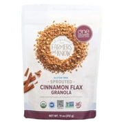 One Degree Organic Foods Organic Sprouted Granola Cinnamon Flax - 11 oz Pack of 3