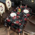 thumbnail image 2 of Pioneer Flower Floral Print Pattern Rectangle Tablecloth 60"x120", Waterproof Polyester Table Cloth, Wipeable Spillproof for Dining Camping Indoor Outdoor, 2 of 6