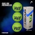 thumbnail image 2 of Pelota Head Padel Pro Presureless amarillo Bote con 3 Pelotas Sin Presión, 2 of 2