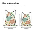 thumbnail image 2 of Fotbe Racket and Tennis Ball Pattern Drawstring Backpack, Gym Bag, Lightweight Backpack, Water-Resistant Bag Travel Sports Backpack, Fitness Bag, Yoga Bag-Medium, 2 of 6