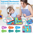 thumbnail image 5 of Juguete Tablero Montessori Sensorial Para Niños De Dos Años Lab.G, Azul, 5 of 5