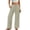 Khaki, variant on SBYOJLPB Length Pants Fashion Womens Comfy Stretch Print Drawstring Wide Leg Lounge Pants