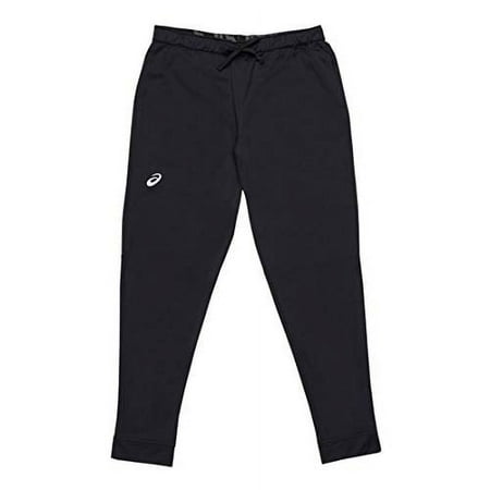 ASICS Men's Tricot Warm Up Pant, Team Black, Medium