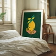 thumbnail image 5 of Lemon's Out of The Net Bag - India Illustration Lemon Fruit Modern Art Pop Art Botanical Kitchen Decor Unframed Wall Art Print 11 x 14 inches, 5 of 13
