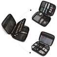 thumbnail image 4 of BAGSMART Electronic Organizer, Travel Cable Organizer Double Layer Electronics Accessories Cases Portable for Tablet, 4 of 5
