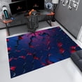 thumbnail image 3 of Dreammotif Red Hexagon Modern Area Rug for Living Room - 4 x 6 ft Machine Washable, Thin, Non Slip Backing Carpet, 3 of 8