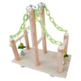 thumbnail image 1 of Shisuyan Parrot Stand Rack Khaki 1 Set 11.79X6.29X10.81 In, 1 of 8