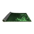 thumbnail image 2 of Ahgly Company Indoor Rectangle Oriental Emerald Green Asian Inspired Area Rugs, 3' x 5', 2 of 4