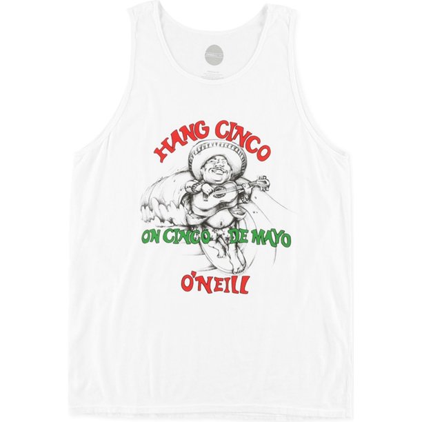 O'Neill - Camiseta sin mangas Hang Cinco para hombre, color blanco, grande O'Neill Camiseta sin mangas