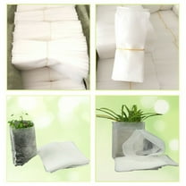 Pompotops 200PCS -Biodegradable Non-Woven Nursery Bags Plant -Grow Bags Seedling Pots, Home Savings!