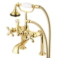 thumbnail image 2 of Mason Hill Collection Clawfoot Tub Deck Mount English Telephone Faucet with Handshower, 2 of 2