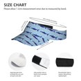thumbnail image 3 of Fuzoiu Cute Shark Print Adult Sunscreen Visor Cap,Adjustable Summer Cap for Men Women,Unisex Running Outdoor Beach Hat, 3 of 7