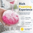 thumbnail image 3 of Casewin 30 Pack Dish Scrub Brush Nylon Scouring Pads Assorted Colors Round Plastic Dish Scrubbers Mesh Scourers Poly Mesh Scouring Dish Pads for Kitchen, 3 of 8