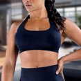 thumbnail image 5 of Sujetador deportivo sin costuras para mujer, espalda abierta, para yoga (negro, talla XS), 5 of 5