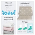 thumbnail image 4 of Carter's Child of Mine Baby Girl Folded Cuff Socks, 6-Pack, 4 of 6