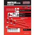 thumbnail image 2 of Martillo Bola Golpe Seco 36oz Urrea Urrea 1336DB, 2 of 2