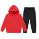 thumbnail image 3 of Cowsor Kids Solid Color Sweatpants Casual Elastic Waist Joggers Pants Comfort Loose Fit Athletic Pants Running Trousers, 3 of 5