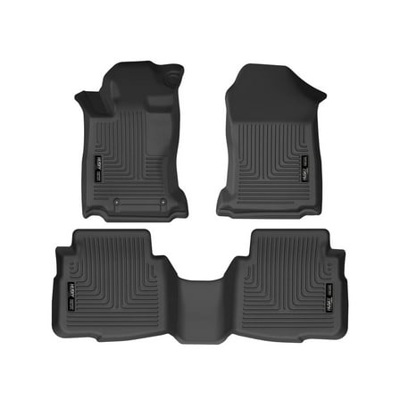 Husky Liners 95541 Weatherbeater Floor Mats Fit 2020-2025 Subaru Legacy/Outback Front/2nd Row Liners 3pc Black