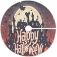 thumbnail image 1 of FMSHPON Happy Halloween Xmas Christmas Tree Skirt Stand Mat for Holiday Party Decoration Indoor Outdoor 48 inches, 1 of 6