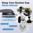 thumbnail image 3 of ABDFHE-Dashboard Pad Mounting Disk for Suction Cup Mount, 2pcs Adhesive Disc for Car Phone Holder Base, Large Sticky Plastic Dsk Replacement for Garmin GPS, Sat Nav, Tablet, Cellphone Bracket - 95mm, 3 of 4