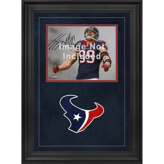 Houston Texans Deluxe 8" x 10" Horizontal Photograph Frame with Team Logo